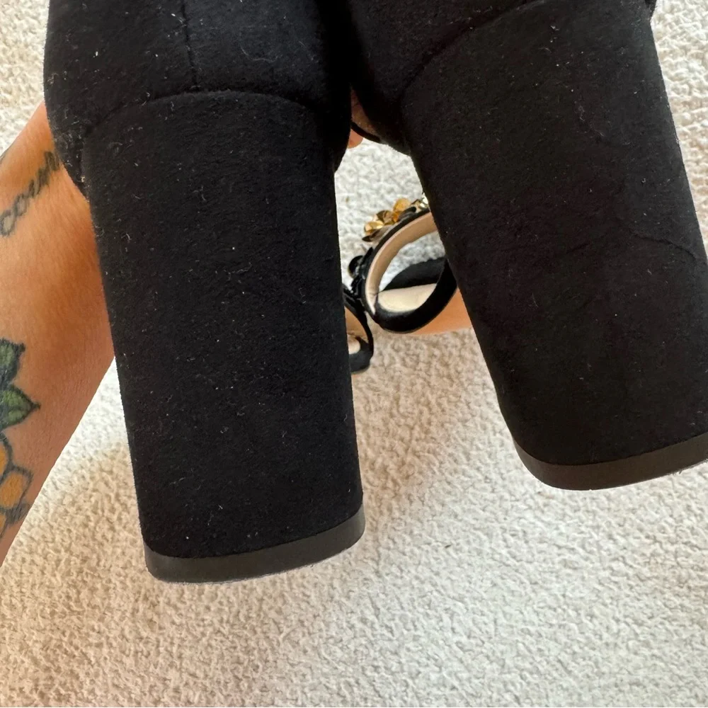 J Crew Collection sandals with sequin flowers, gorgeous! EUC! - Picture 9 of 12